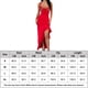 thumbnail image 2 of Vestido Sin Mangas Vestido de cola de pez para mujer Vestido ajustado con cordones Color sólido Vestido de verano sexy para mujer Kuymtek L Rojo para Mujer, 2 of 5