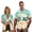Beach Starfish, variant on Polynesian Plumeria Couple Matching Outfit Men's Short Sleeve Shirt Size 2XL Beach Tops Workwear and Women's Button Down Shirt Fashion Summer Hawaiian Outfits