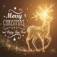 thumbnail image 4 of Winter Christmas Day Gold Glittering Wall Sticker Window Glass Door Removable Sticker Home DIY Decoration, 4 of 7