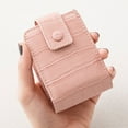 thumbnail image 3 of POINTERTECK PU Lipstick Case with Mirror Mini Makeup Cosmetic Pouch Buckle Closure, 3 of 9