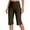 Green, variant on FYEGRE Beach Cover Up Ladies' Pants Women's Summer Capri Pants Comfortable Stretch Pure Color Daily Wear Trousers For Casual Outfits Hot Pink L