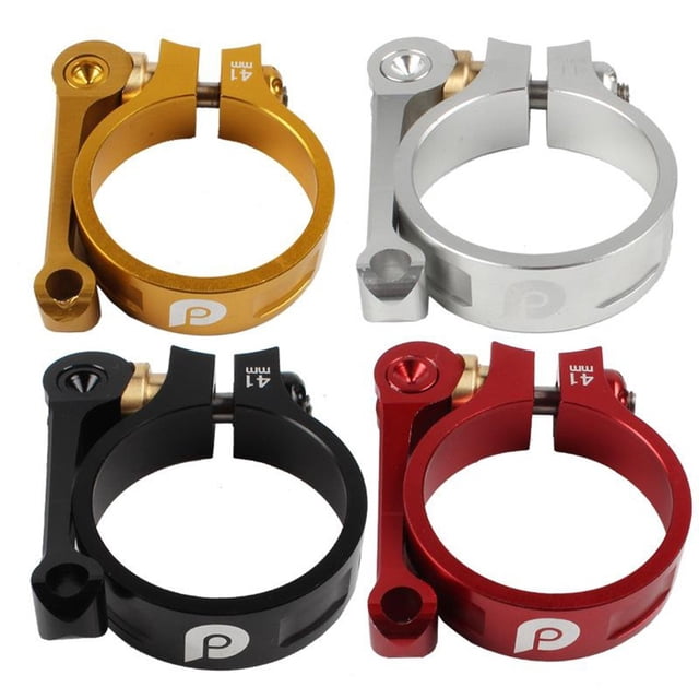 Bike Seatpost Clamp, Seat Tube Clip, Ultra Light MTB Folding Bicycle Replacement Alloy Accessory