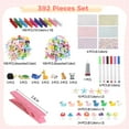 thumbnail image 5 of 392 PCS Cheer Pins Spirit Clips Set, DIY Cheer Clips for Backpack, Includes 100 Colorful Wooden Clips, Fluffy Balls, Fabric Bows, Resin Animal Figurines for Craft Projects, 5 of 6
