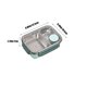 thumbnail image 3 of Caja Bento Fiambrera individual de acero inoxidable 304 con soporte para teléfono, sellada y apta para microondas, ideal para la oficina (verde). Rkxzt, 3 of 8