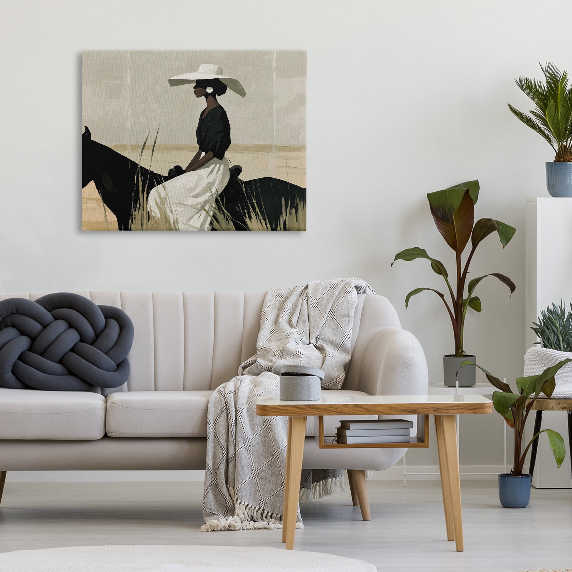 Stupell Industries Equestrian Elegance Silhouette Canvas Wall Art, design by Svetlana Aleynikova
