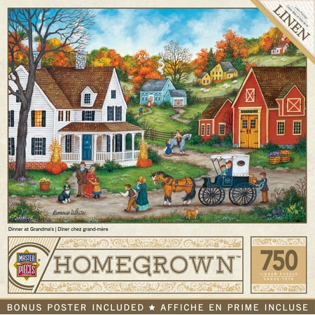 Homegrown - Dinner at Grandma's 750 Piece Interlocking Jigsaw Puzzle for Adults