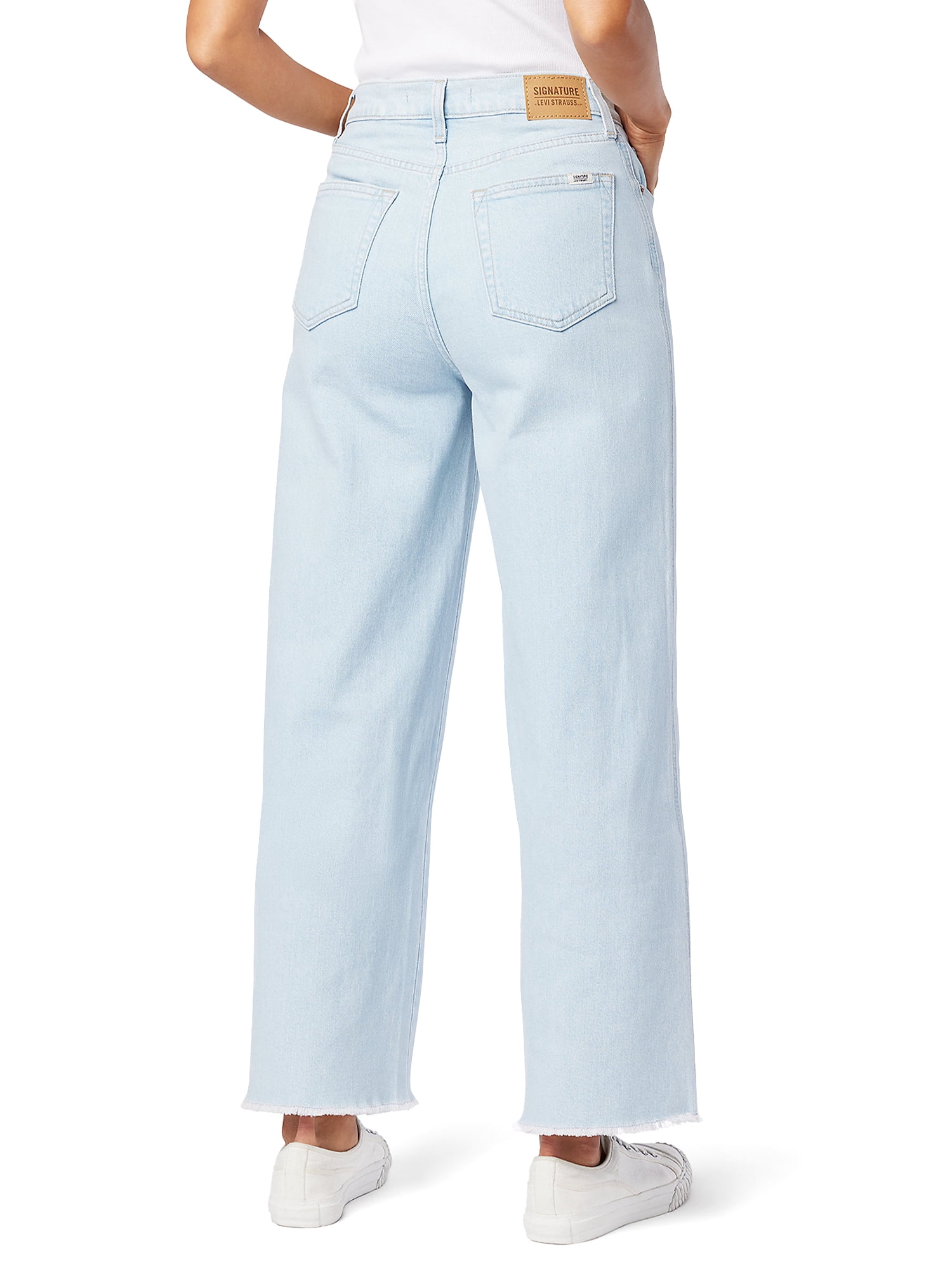 Levi Strauss Signature Women's Heritage High-Rise Wide Leg Jeans
