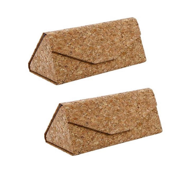 Estuche para Gafas VentDepot CorchoSafe 2 Pza Caucho Flexible Café