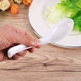 thumbnail image 4 of LEEYNEER Long Handle Soup Spoons  Kitchen Plastic Tableware 12pcs, 4 of 5