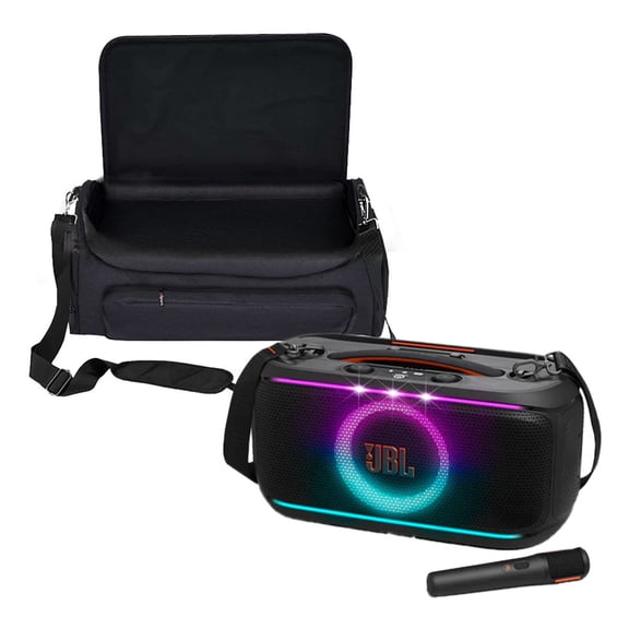 JBL PartyBox On-The-Go 2 Portable Party Speaker with gSport Carrying Bag