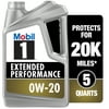 Mobil 1 Extended Performance Full Synthetic Motor Oil 0W-20, 5 qt