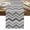 Gray, variant on Table Runner Dresser Scarves 36 Inch Long,Northern Europe Orange Zigzag Pattern Linen Dining Table Runners