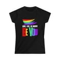 thumbnail image 3 of Be You Shirt LGBTQ Pride Rainbow Flag Gay Lesbian Pride Ally Women Tops, 3 of 8
