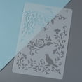 thumbnail image 4 of 2pc Plastic Reusable Drawing Painting Stencils Templates for DIY Scrapbook Wall Fabric Floor Furniture Rectangle White 262x174x0.4mm, 4 of 6