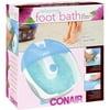 Conair Relaxing Foot Bath with Bubbles & Heat, Blue