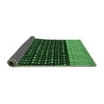 thumbnail image 2 of Ahgly Company Indoor Rectangle Abstract Emerald Green Modern Area Rugs, 8' x 12', 2 of 4