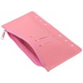 thumbnail image 1 of CHICHUMID Sobre Para Archivador Con Cremallera Color Rosa De Material PU Resistente Para Organizar Documentos Y, 1 of 7