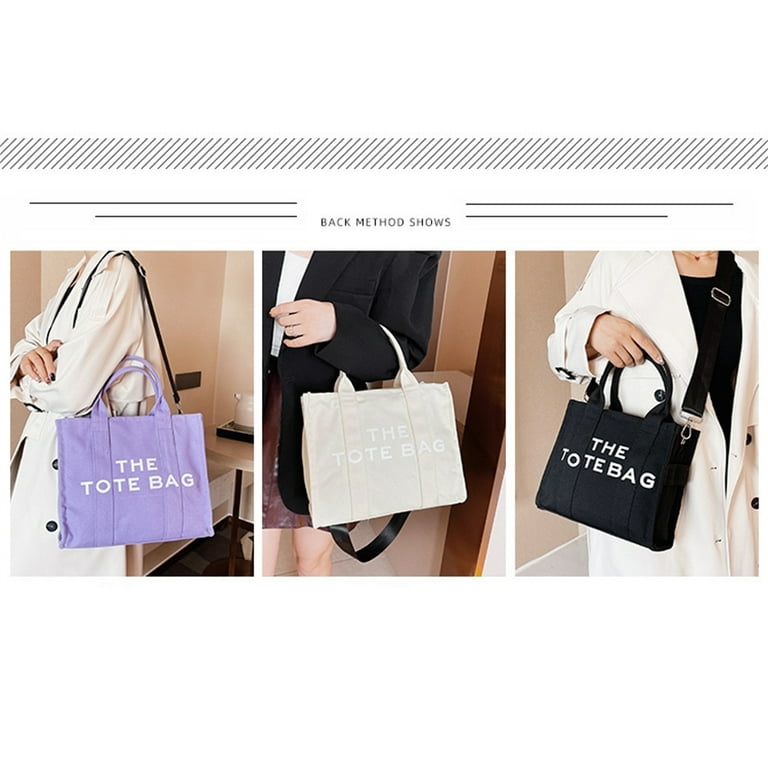 LEZMORE Canvas Tote Bags for Women Handbag Tote Purse with LEZMORE Canvas Tote Bags for Women Handbag Tote Purse with