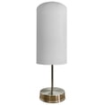thumbnail image 1 of Lampara De Mesa, Luz Ideal, Murano Satín, Pantalla De Tela blanco, 1 of 6