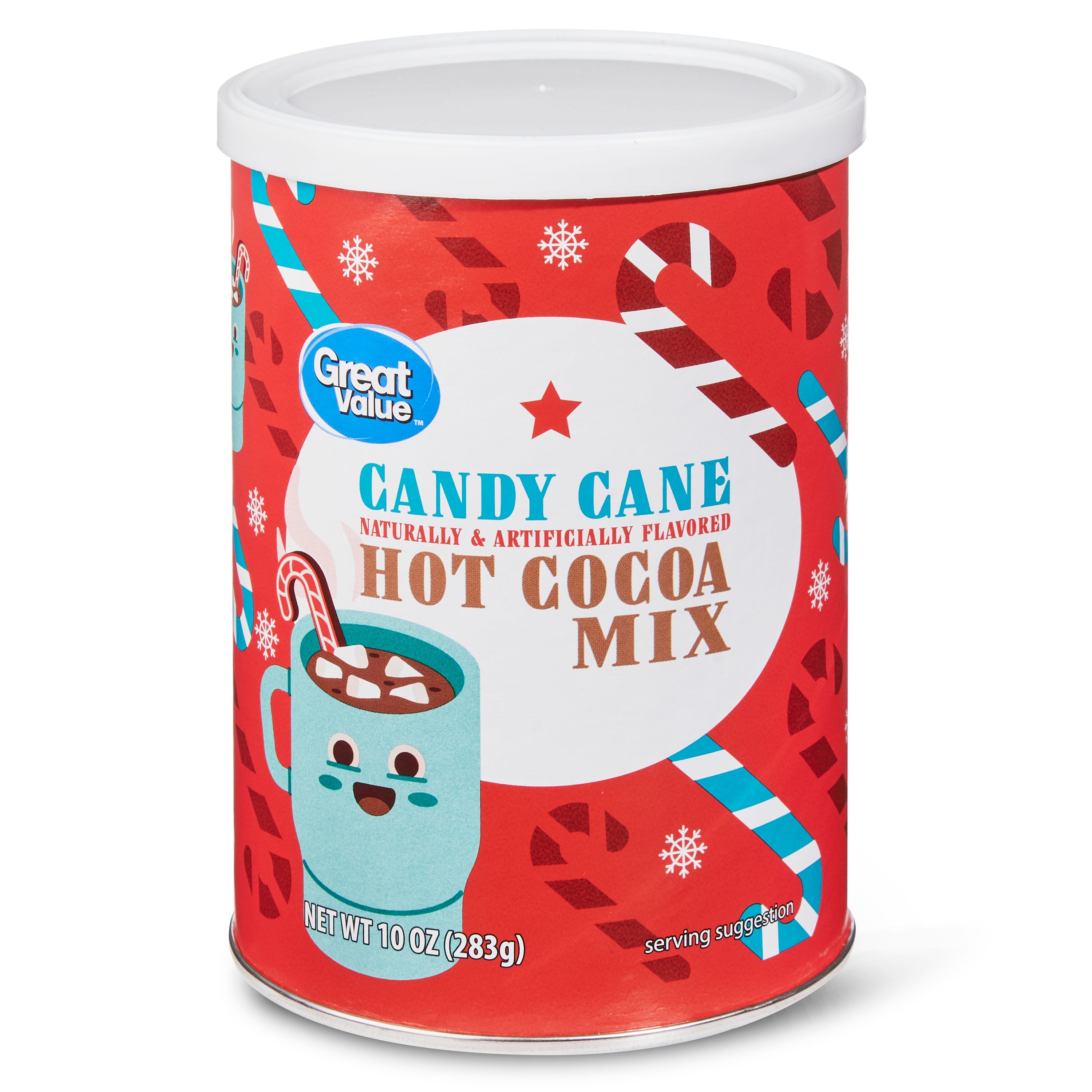Great Value Candy Cane Hot Cocoa Mix, 10 oz - Walmart.com - Walmart.com