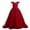 Red, variant on CHEEREAM Flower Dress For Girls Embroidered Lace Sequins Tulle Dresses Kids Birthday Party Communion Formal Evening Long Gown