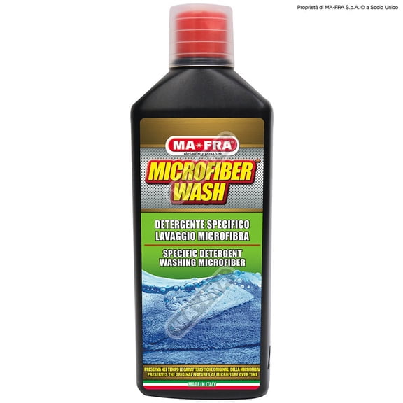 Mafra Microfiber Wash Detergent, 1L — deep-cleans towels, pads and applicators