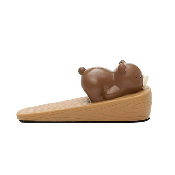 Animal Shaped Door Stopper Non Slip Stop Homes Office Work Safety Cartoon for Office Door Seam Bear