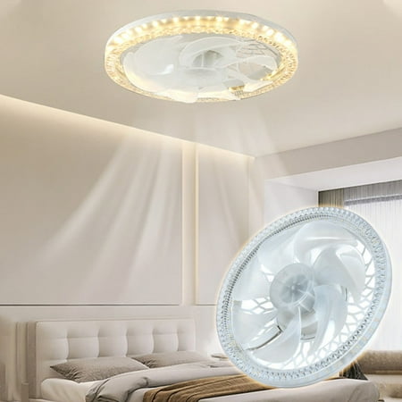 

2 In 1 Quiet Adjustable Fan Light With Remote Control For Bedroom