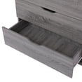 thumbnail image 6 of CQSXDA Modern 5-Drawer Dresser with Wheels - Versatile Storage Cabinet for Bedroom or Living Room, Gray, 6 of 13