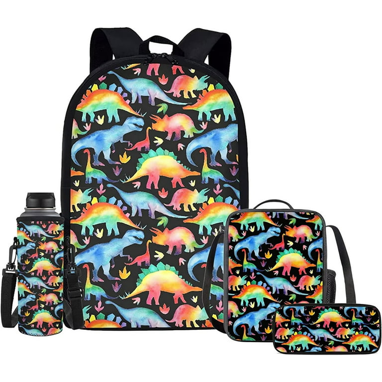 Dinosaur Party Personalized Small Kids School Backpack with Side Pockets +  Reviews