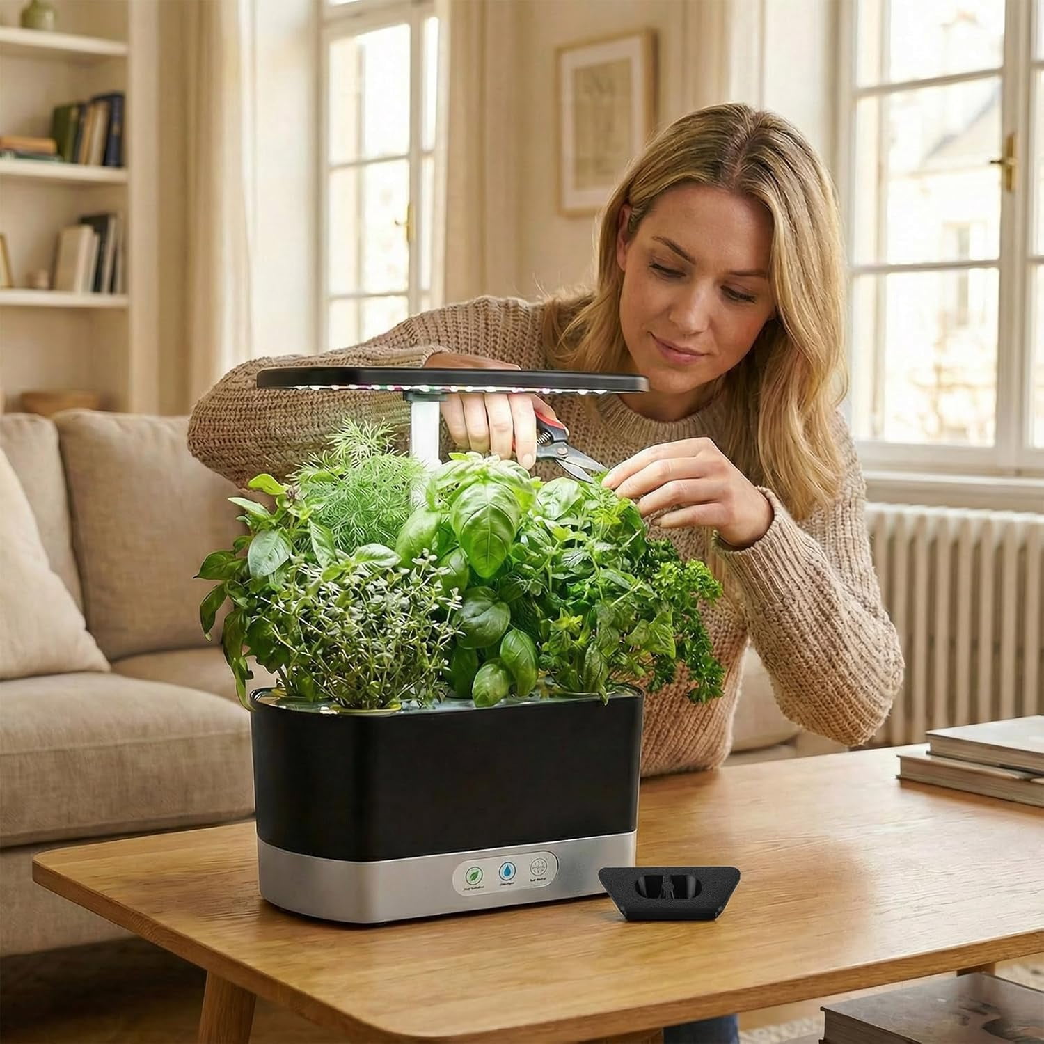 Water Fill Cap Compatible with AeroGarden Harvest, Durable Reusable Refill Cap Replacement for Indoor Hydroponic System