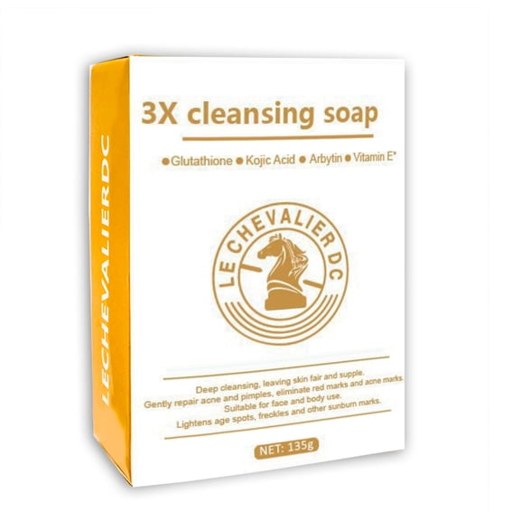 3X Cleansing Soap(3 bars ) Clear acne scars, Eliminates Pimples and Blackheads. Cleansing and Hydrating.