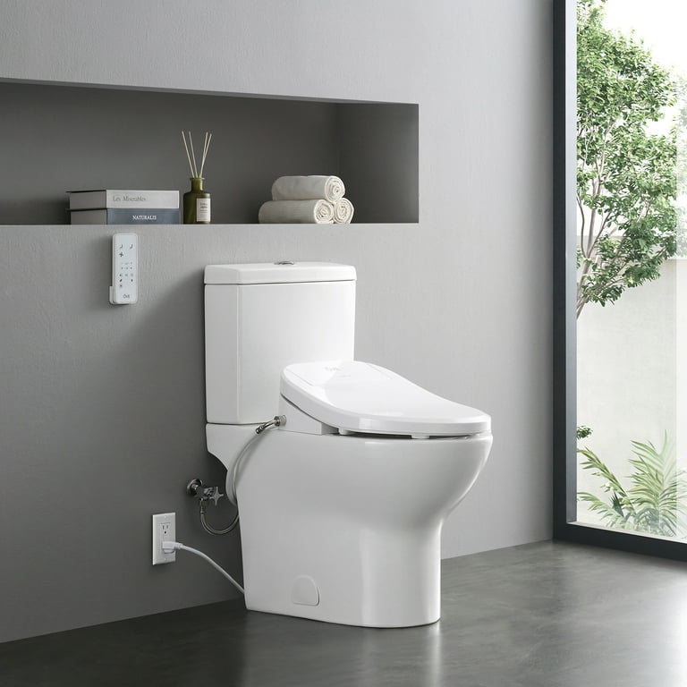 Dual best sale toilet seat