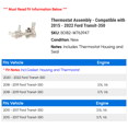thumbnail image 2 of Thermostat Assembly - Compatible with 2015 - 2022 Ford Transit-350 2016 2017 2018 2019 2020 2021, 2 of 2