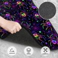 thumbnail image 3 of Honeii Multi-colored Spiders Print Car Foot Mat Four-Piece Set - Front & Rear Universal Car Floor Mats for SUVs, Trucks, Sedans, 3 of 7