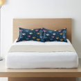 thumbnail image 6 of Satin Pillowcase Envelope Closure Pillow Cover Wrinkle-Resistant & Vibrant Print Cartoon Cat Paw Pattern, 6 of 7
