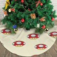 thumbnail image 3 of Falda para árbol de Navidad de Mario, suave y divertida, collar para árbol de Navidad, decoración navideña de estilo rústico, 30", 3 of 4