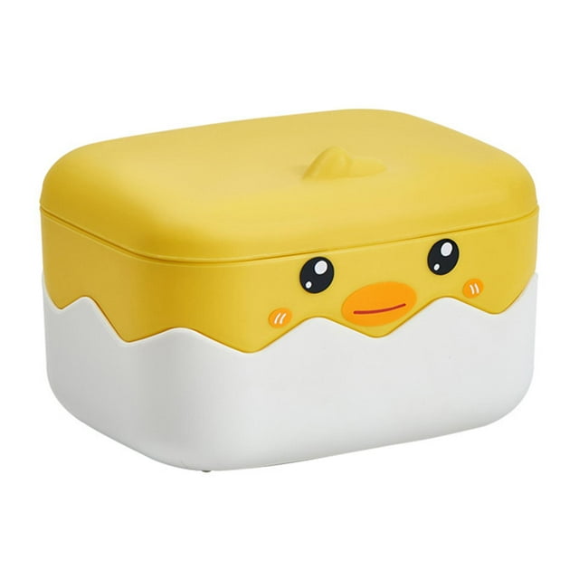 Porte-Savon avec Couvercle Détachable Économiseur de Savon Stable pour Douche Voyage Extérieur