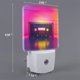 thumbnail image 2 of Balery Neon Cassette Tape Luz Nocturna LED con Sensor Automático, Enchufe con Sensor Crepuscular, Luz Suave de 0.5W para Dormitorio, Pasillo, Baño-UK, 2 of 7