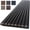 Black, variant on Wood Panels for Wall, 4-Piece 96" x 12.6" Soundproof Wood Slat Wall Panel for Interior Wall Decor Noise Cancelling, Acoustic Wall Panels, Sound Absorbing Panel (Teak)