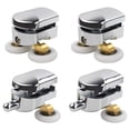 thumbnail image 6 of 4Pcs Shower Screen Door Roller Zinc Alloy Double-Wheel Sliding Shower Door Roller Top And Bottom 23mm Replacement, 6 of 9