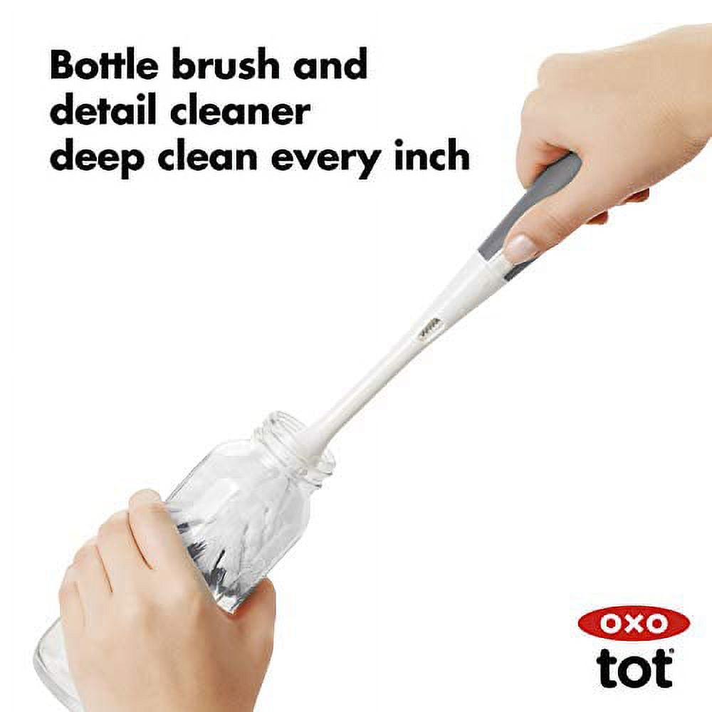 Oxo Tot On-The-Go Drying Rack & Bottle Brush