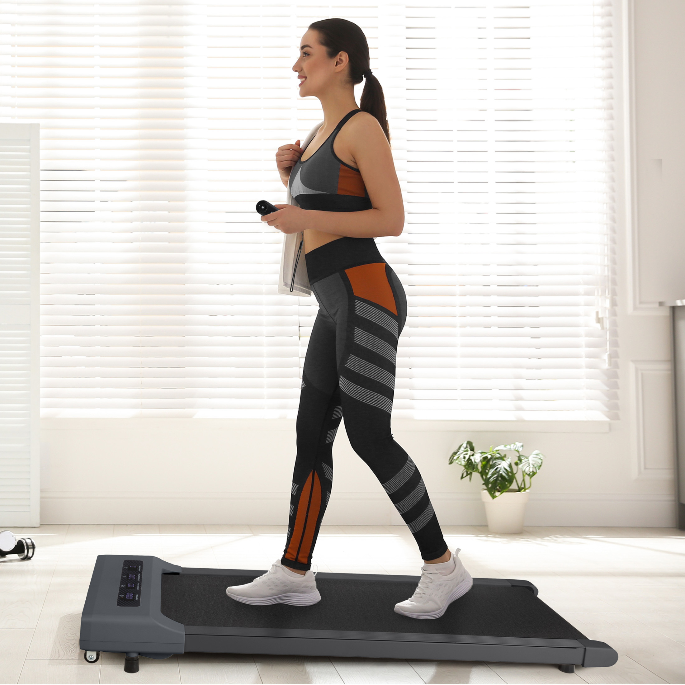RAD Sportz Walking Pad - Portable Under Desk Treadmill, Gray