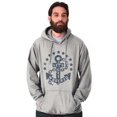 thumbnail image 5 of Let's Get Wrecked Summer Beach Anchor Hoodie Sweatshirt Women Men Brisco Brands M, 5 of 6
