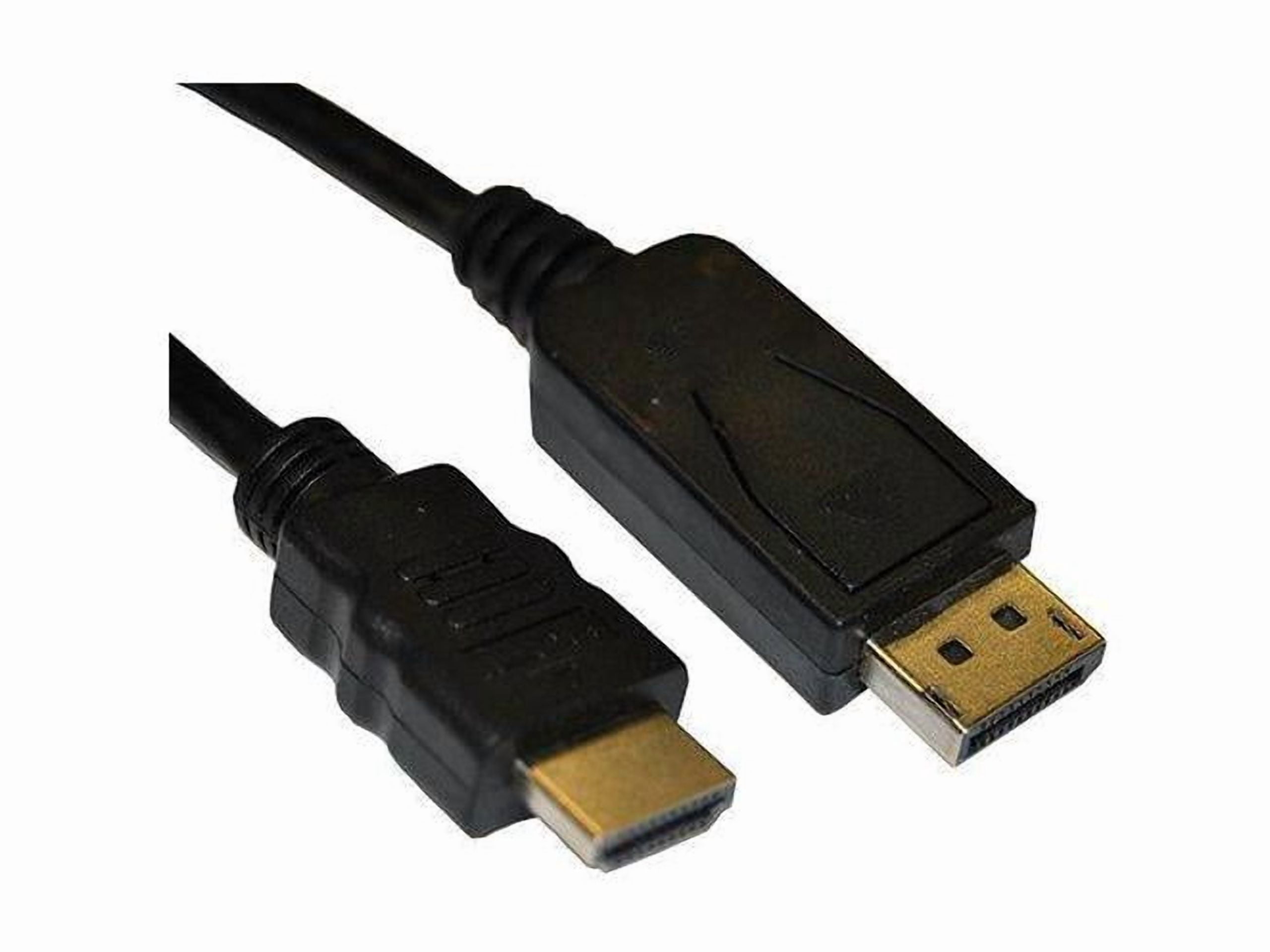 4XEM 4XDPMHDMIMCBL 4XEM 6Ft DisplayPort To HDMI Cable - DisplayPort/HDMI for Audio/Video Device, TV, Monitor, Projector - 6 ft - 1 x DisplayPort Male Digital Audio/Video - 1 x HDMI Male Digital