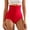 yue866-Red, variant on Women High Waisted Shorts Tummy Control Butt Lifting Shapewear 4-in-1 Micro-Particle Sculpting Shorts Beige XXL