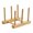 A, variant on Tanxxt Dish Drying Rack Drain Rack Multifunctional Bamboo Kitchen Dish D rain Rack Tableware Storage Rack