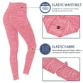 thumbnail image 4 of Women's High Waist Yoga Pants Workout Running Capri Legging Inner Pocket, 4 of 6