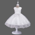 thumbnail image 2 of RMGVDSD Girls Birthday Party Dress Flower Girl Dresses Sleeveless Puffy Tulle Dresses Princess Pageant Formal Wedding Party Gown Kids Dress 2-3 Years, 2 of 8