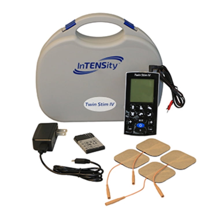 InTENSity Twin Stim IV Portable Electrotherapy Device with EMS